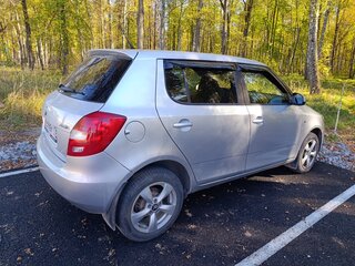 2014 Skoda Fabia II Рестайлинг, серебристый, 410000 рублей, вид 4