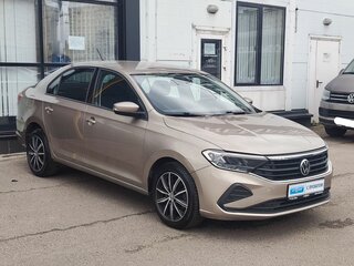 2020 Volkswagen Polo VI, коричневый, 1625000 рублей, вид 3