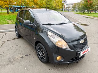 2013 Chevrolet Spark III, чёрный, 690000 рублей, вид 3