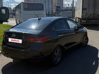 2021 Hyundai Solaris II Рестайлинг, чёрный, 1900000 рублей, вид 5