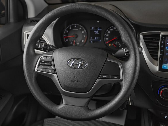 2021 Hyundai Solaris II Рестайлинг, синий, 1499000 рублей - вид 10