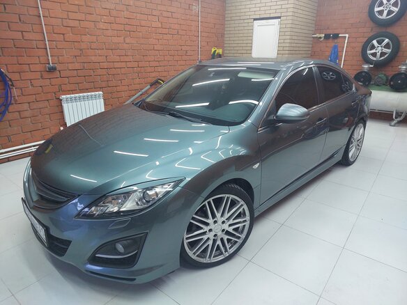 2012 Mazda 6 II (GH) Рестайлинг, серый, 1300000 рублей
