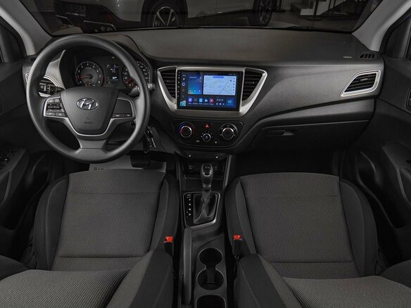 2021 Hyundai Solaris II Рестайлинг, синий, 1499000 рублей - вид 8
