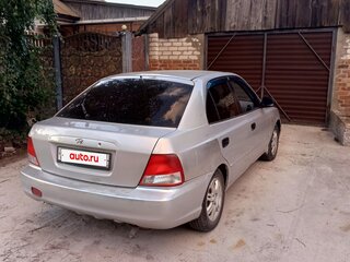 2000 Hyundai Accent II, серебристый, 155000 рублей, вид 2