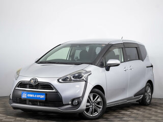 2016 Toyota Sienta II, серебристый, 1349000 рублей, вид 3