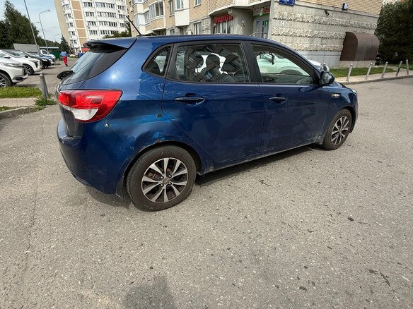 2015 Kia Rio 6-speed III, синий - вид 2