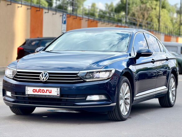 2015 Volkswagen Passat B8, синий - вид 7