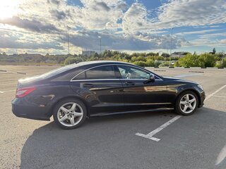 2017 Mercedes-Benz CLS 250 BlueTEC II (C218) Рестайлинг, чёрный, 3350000 рублей, вид 4