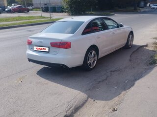2013 Audi A6 IV (C7), белый, 700000 рублей, вид 2