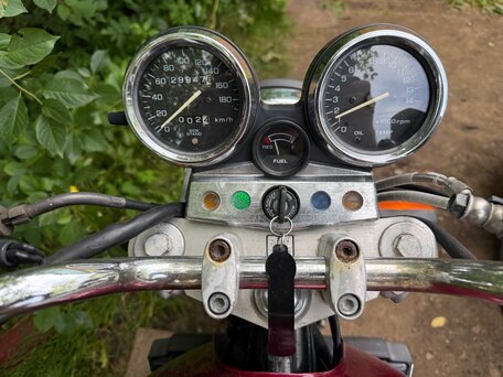 1995 Honda CB 400 Super Four, красный, 220000 рублей, вид 5
