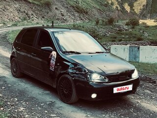 2010 Lada (ВАЗ) Kalina I, чёрный, 200000 рублей, вид 4