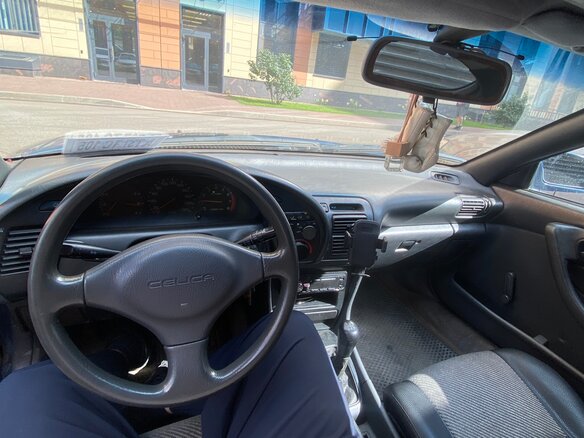 1992 Toyota Celica V (T180), синий, 300000 рублей - вид 7