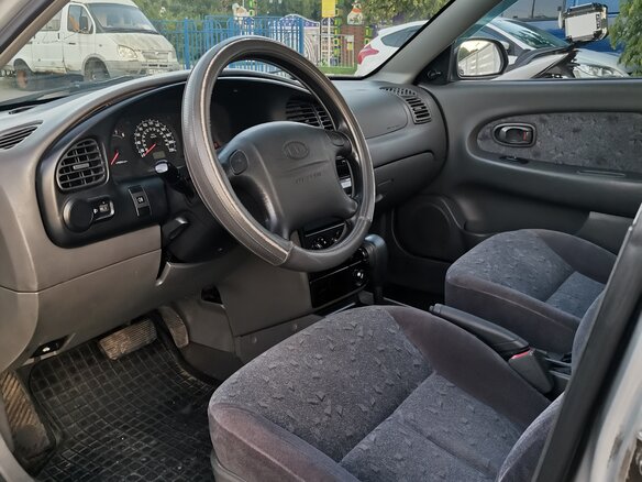 2007 Kia Spectra I Рестайлинг 2, серый - вид 12
