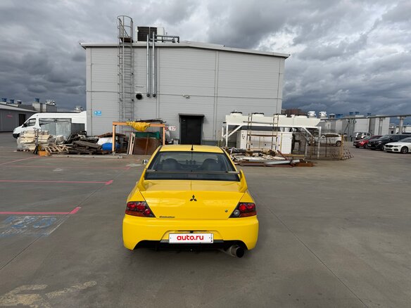 2006 Mitsubishi Lancer Evolution IX, жёлтый - вид 6