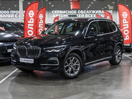 2019 BMW X5 40i IV (G05/G18), чёрный, 4499700 рублей, вид 1