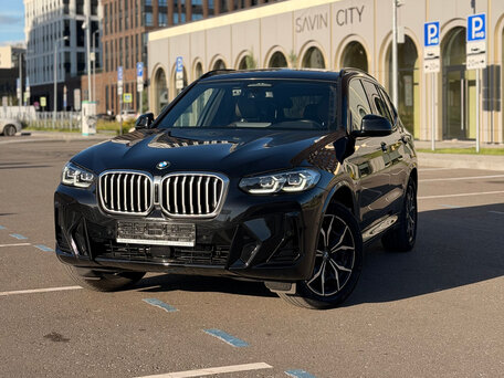 2022 BMW X3 20i xDrive III (G01) Рестайлинг, чёрный, 5900000 рублей, вид 2