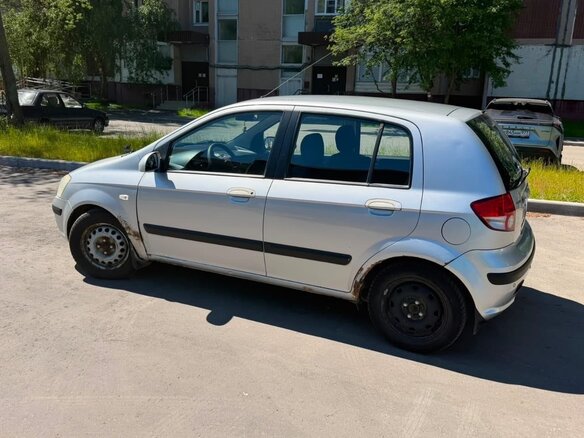2004 Hyundai Getz I, серебристый - вид 5