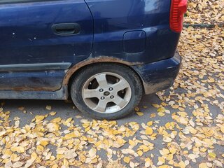 2003 Mitsubishi Space Star I Рестайлинг, синий, 90000 рублей, вид 4
