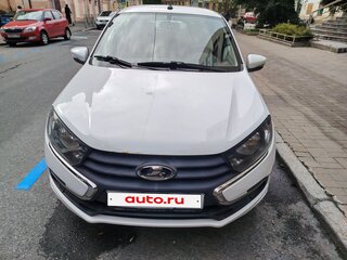 2018 Lada (ВАЗ) Granta I Рестайлинг, белый, 579000 рублей, вид 2
