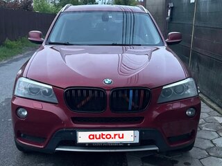 2011 BMW X3 28i xDrive II (F25), красный, 1400000 рублей, вид 1