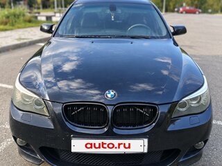 2008 BMW 5 серии 525i V (E60/E61) Рестайлинг, синий, 1580000 рублей, вид 2