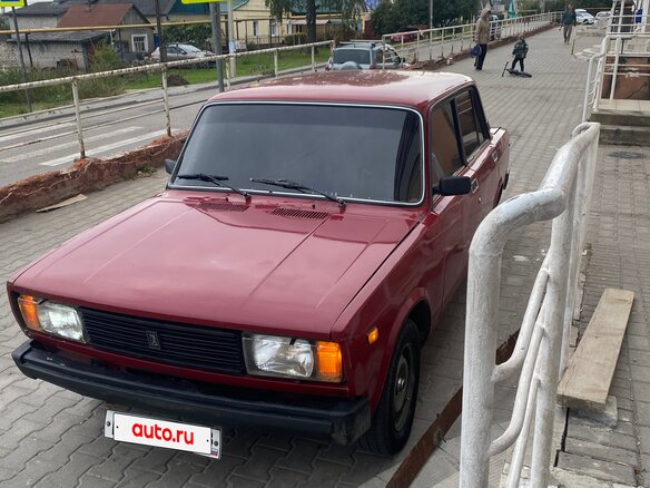 1992 Lada (ВАЗ) 2105, пурпурный, 110000 рублей - вид 2