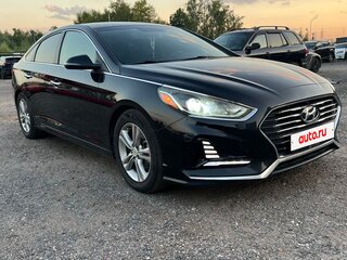 2019 Hyundai Sonata VII (LF) Рестайлинг, чёрный, 1825000 рублей, вид 1