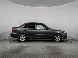 2008 Hyundai Accent ТагАЗ II, серый, 249000 рублей, вид 4
