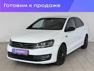 2016 Volkswagen Polo V Рестайлинг, белый, 949000 рублей, вид 1