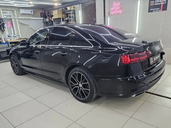 2017 Audi A6 IV (C7) Рестайлинг, чёрный - вид 33