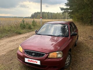 2005 Hyundai Accent ТагАЗ II, красный, 95000 рублей, вид 5