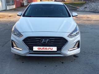 2018 Hyundai Sonata VII (LF) Рестайлинг, белый, 1800000 рублей, вид 1