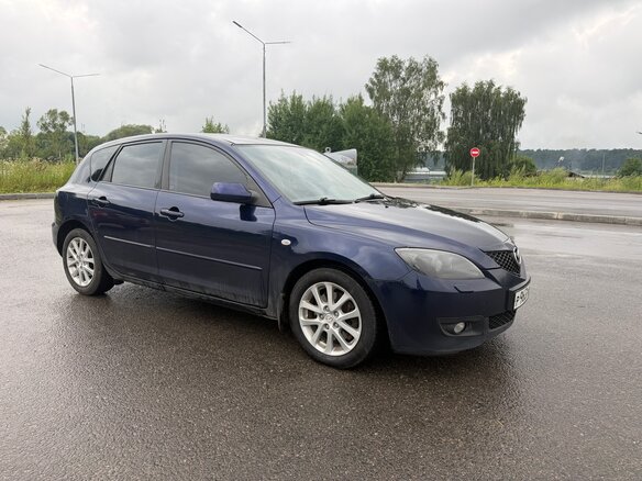 2008 Mazda 3 I (BK) Рестайлинг, синий - вид 5