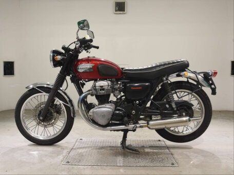 2007 Kawasaki W 400, красный, 365000 рублей, вид 2