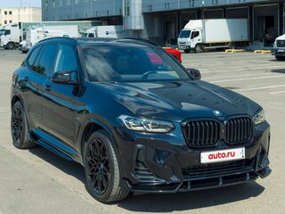2024 BMW X3 30i xDrive III (G01) Рестайлинг, чёрный, 6500000 рублей, вид 3