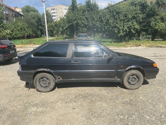 2008 Lada (ВАЗ) 2113, чёрный - вид 2