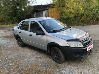 2013 Lada (ВАЗ) Granta I, серебристый, 200000 рублей, вид 2