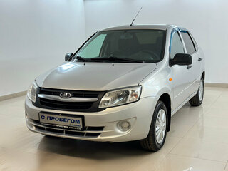 2014 Lada (ВАЗ) Granta I, серебристый, 375000 рублей, вид 1