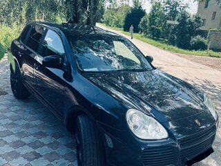 2005 Porsche Cayenne Turbo I (955), чёрный, 949000 рублей, вид 2
