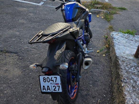 2018 Yamaha MT-25, синий, 250000 рублей - вид 4