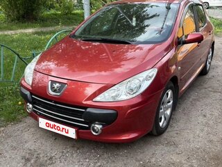 2007 Peugeot 307 I Рестайлинг, красный, 610000 рублей, вид 1