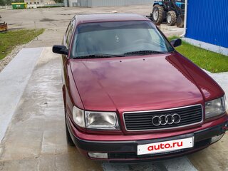 1991 Audi 100 IV (C4), красный, 530000 рублей, вид 3