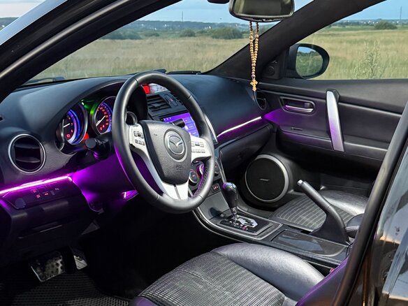 2008 Mazda 6 II (GH), чёрный, 769999 рублей - вид 9