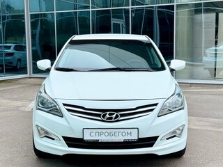 2016 Hyundai Solaris I Рестайлинг, белый, 687000 рублей, вид 2