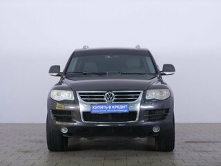2009 Volkswagen Touareg I Рестайлинг, серый, 1129000 рублей, вид 2