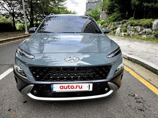 2022 Hyundai Kona I Рестайлинг, голубой, 1513000 рублей, вид 2