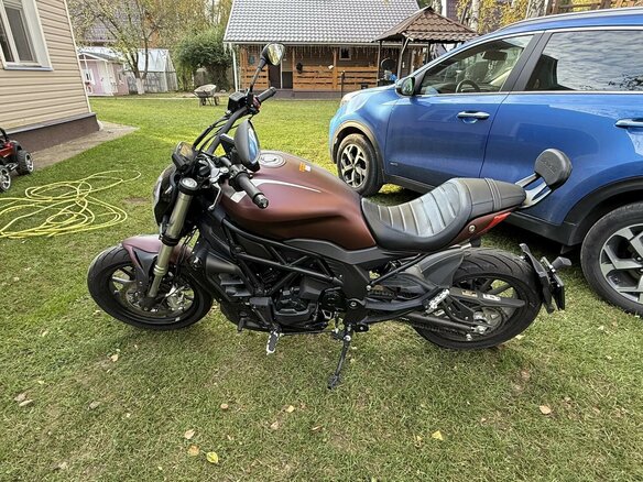 2024 Benelli 502 C, пурпурный, 500000 рублей - вид 7