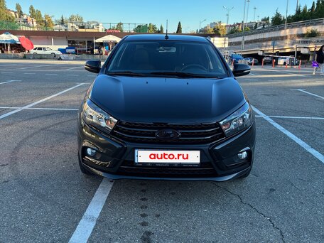 2016 Lada (ВАЗ) Vesta I, чёрный, 930000 рублей, вид 2