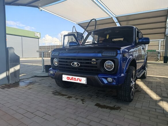 2011 Lada (ВАЗ) 2121 (4x4) I Рестайлинг, синий, 450000 рублей - вид 5