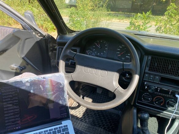 1991 Audi 80 IV (B3), фиолетовый - вид 6